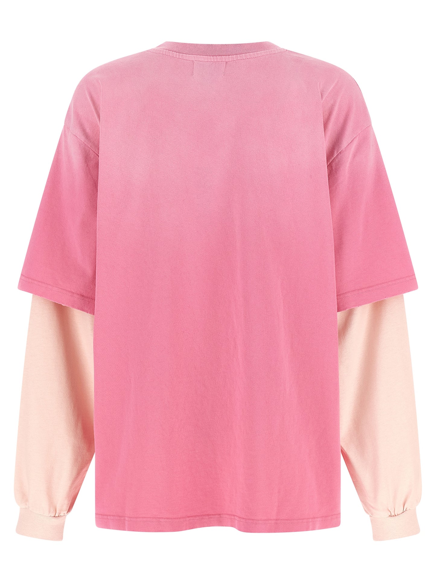 Ganni Ganni Double Layer Sleeve T-shirt