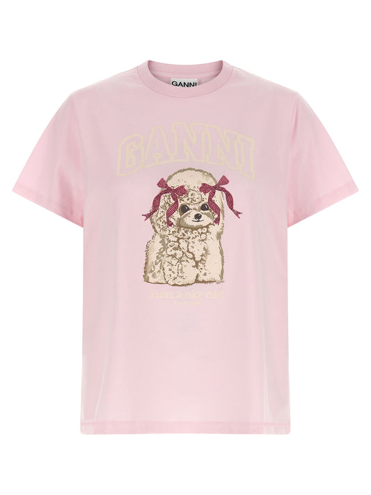 Ganni Ganni Printed T-shirt