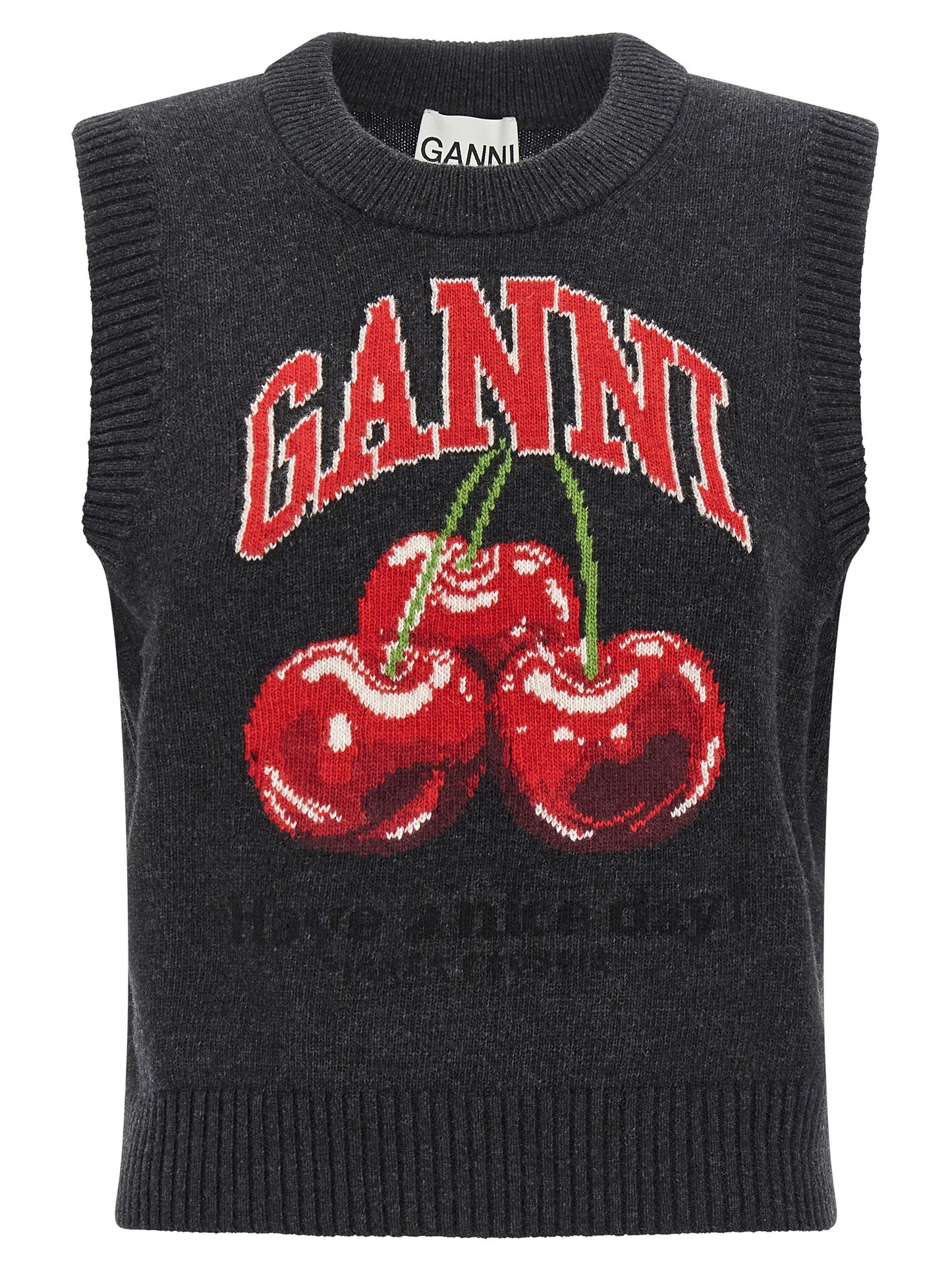 Ganni Ganni Cherry Vest
