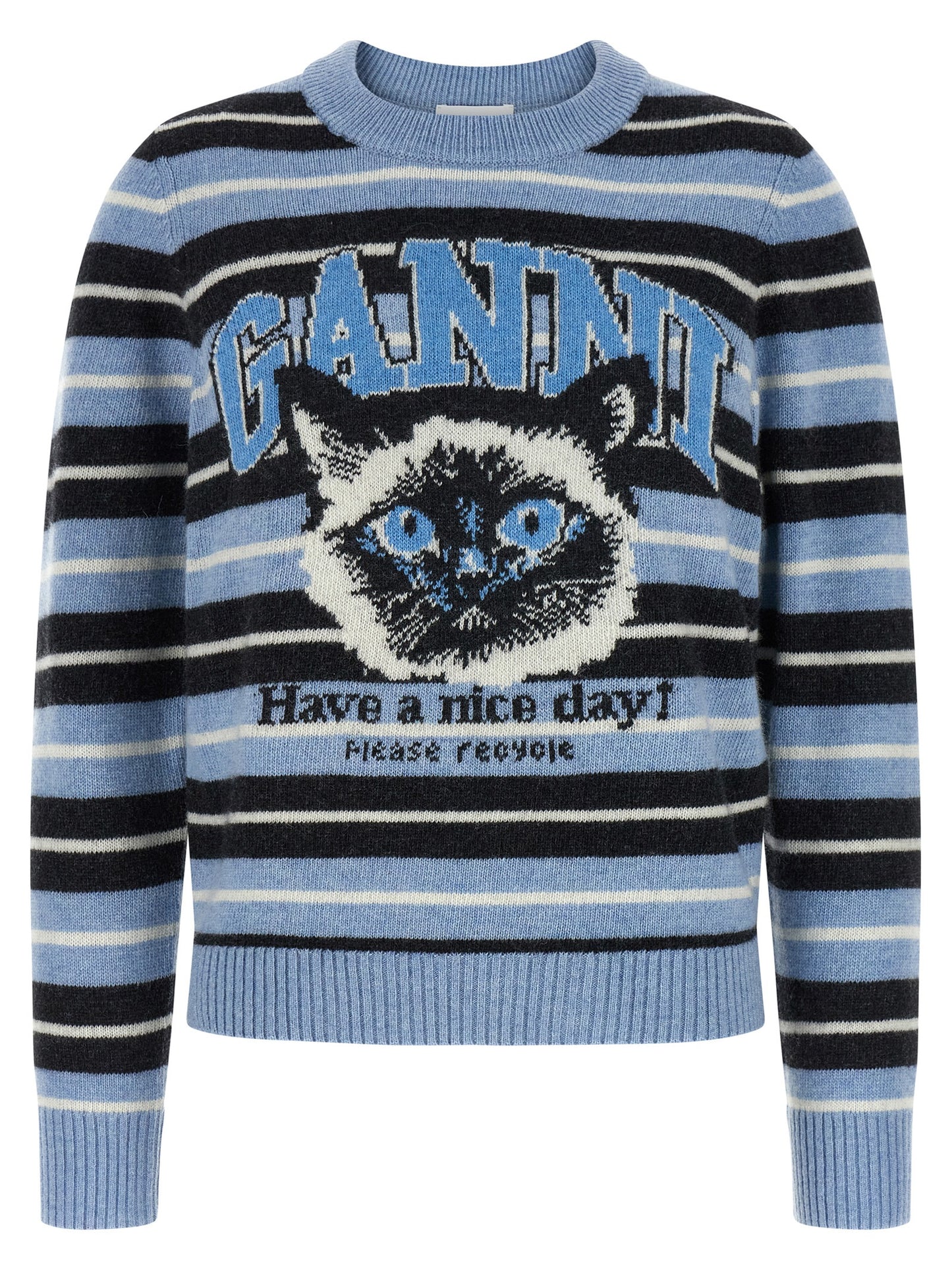 Ganni Ganni Graphic Wool Sweater