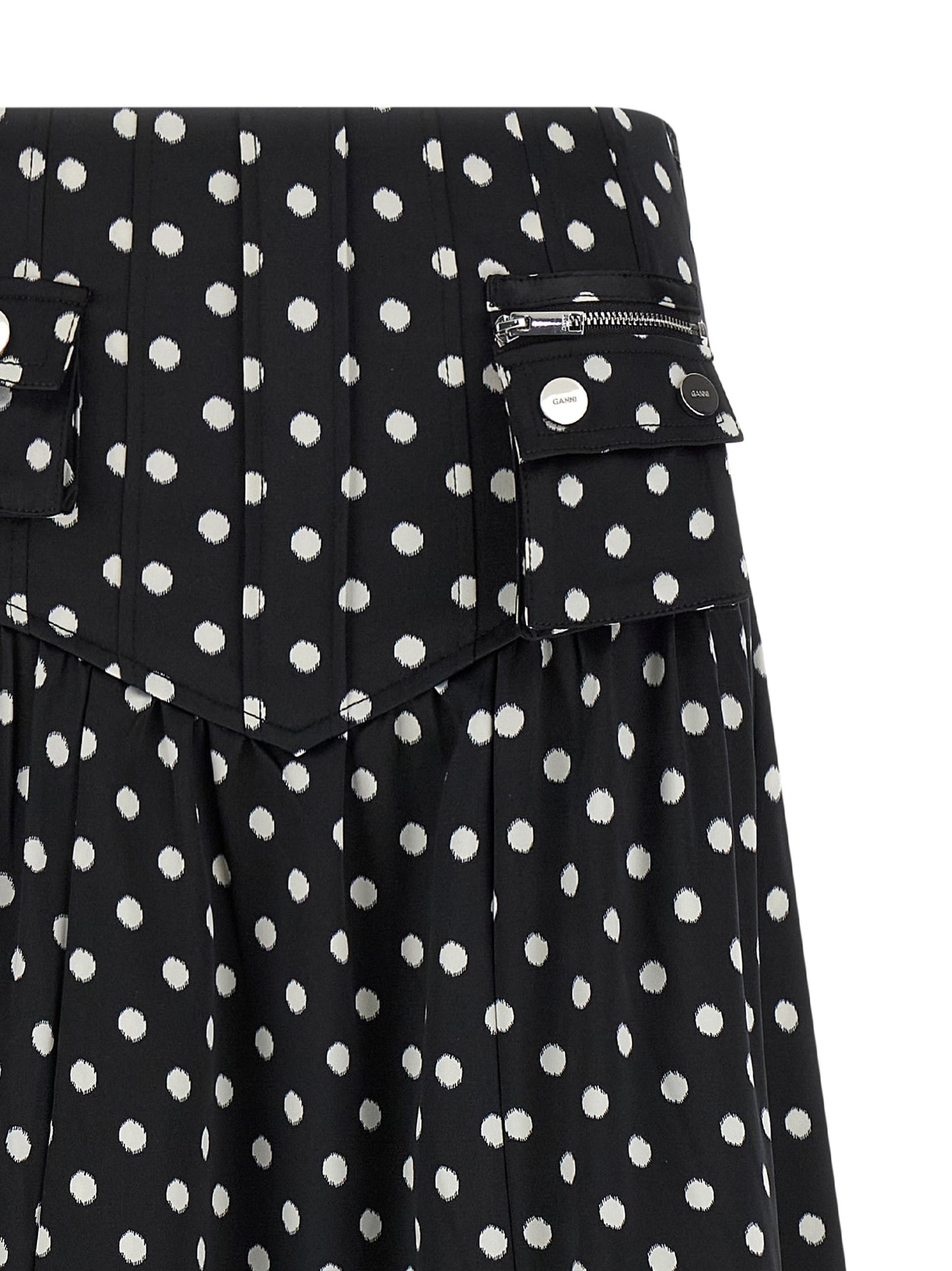 Ganni Ganni Polka Dots Skirt