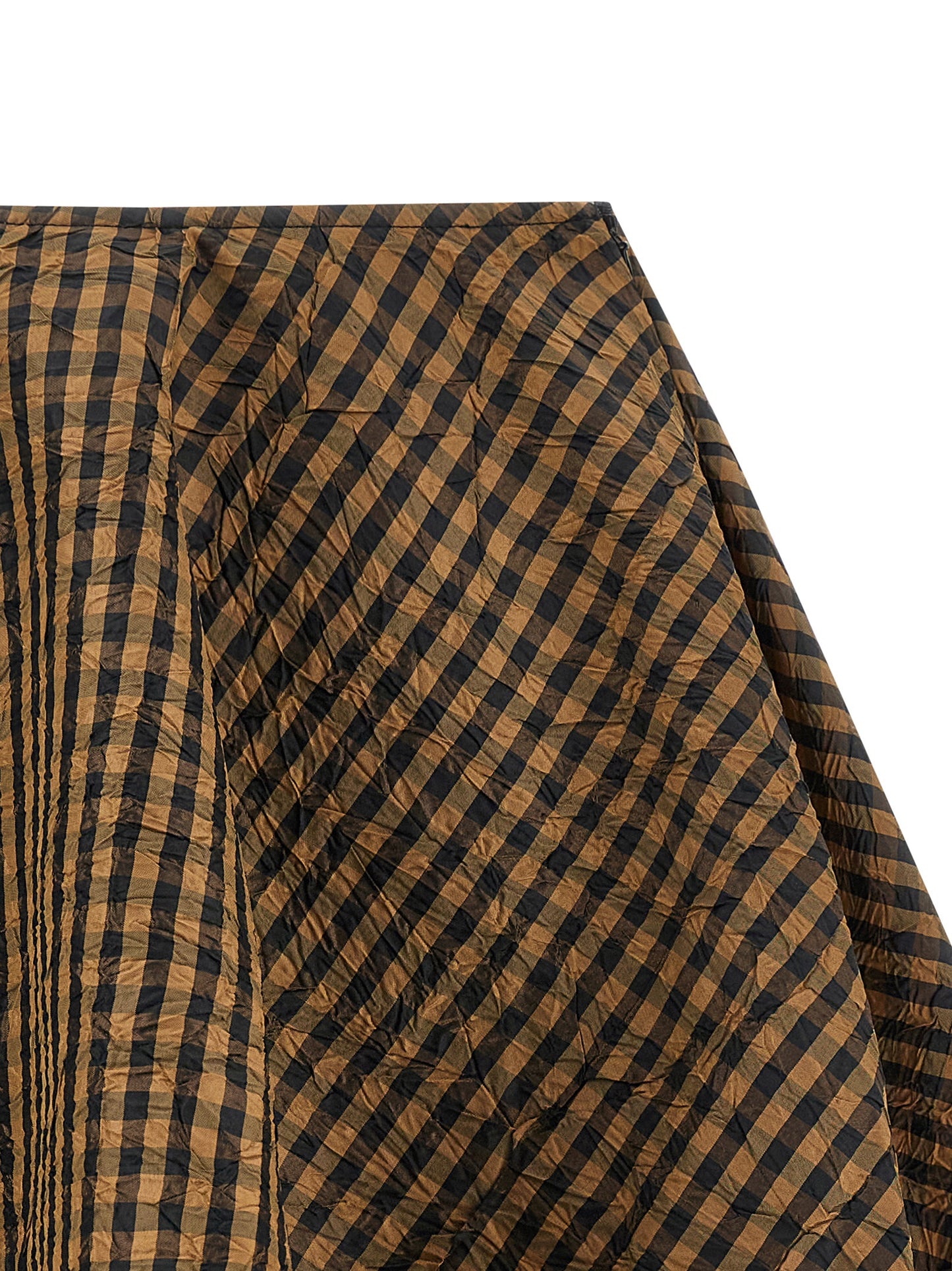 Ganni Ganni Crinckled Taffetà Skirt