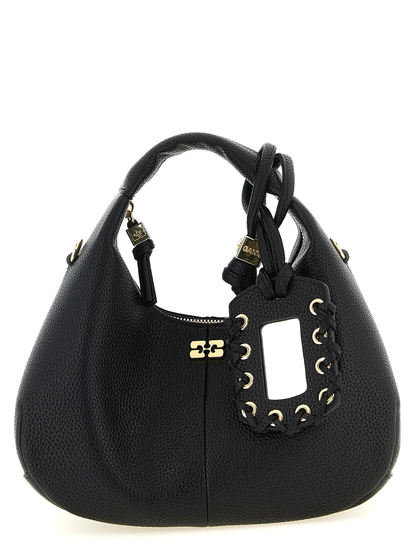 Ganni Ganni Mini Hobo Handbag