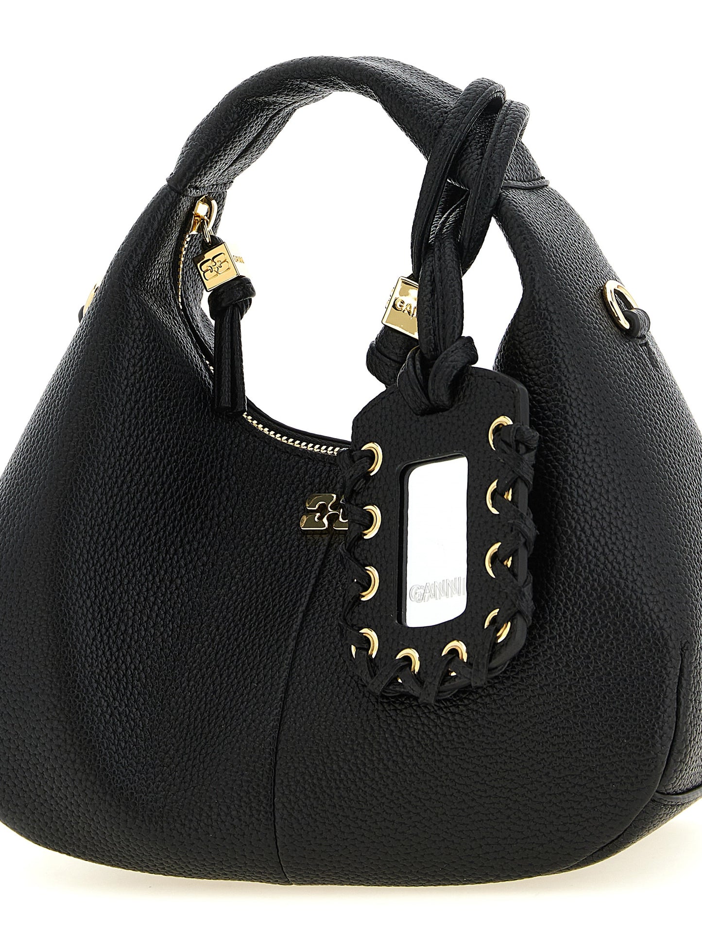 Ganni Ganni Mini Hobo Handbag