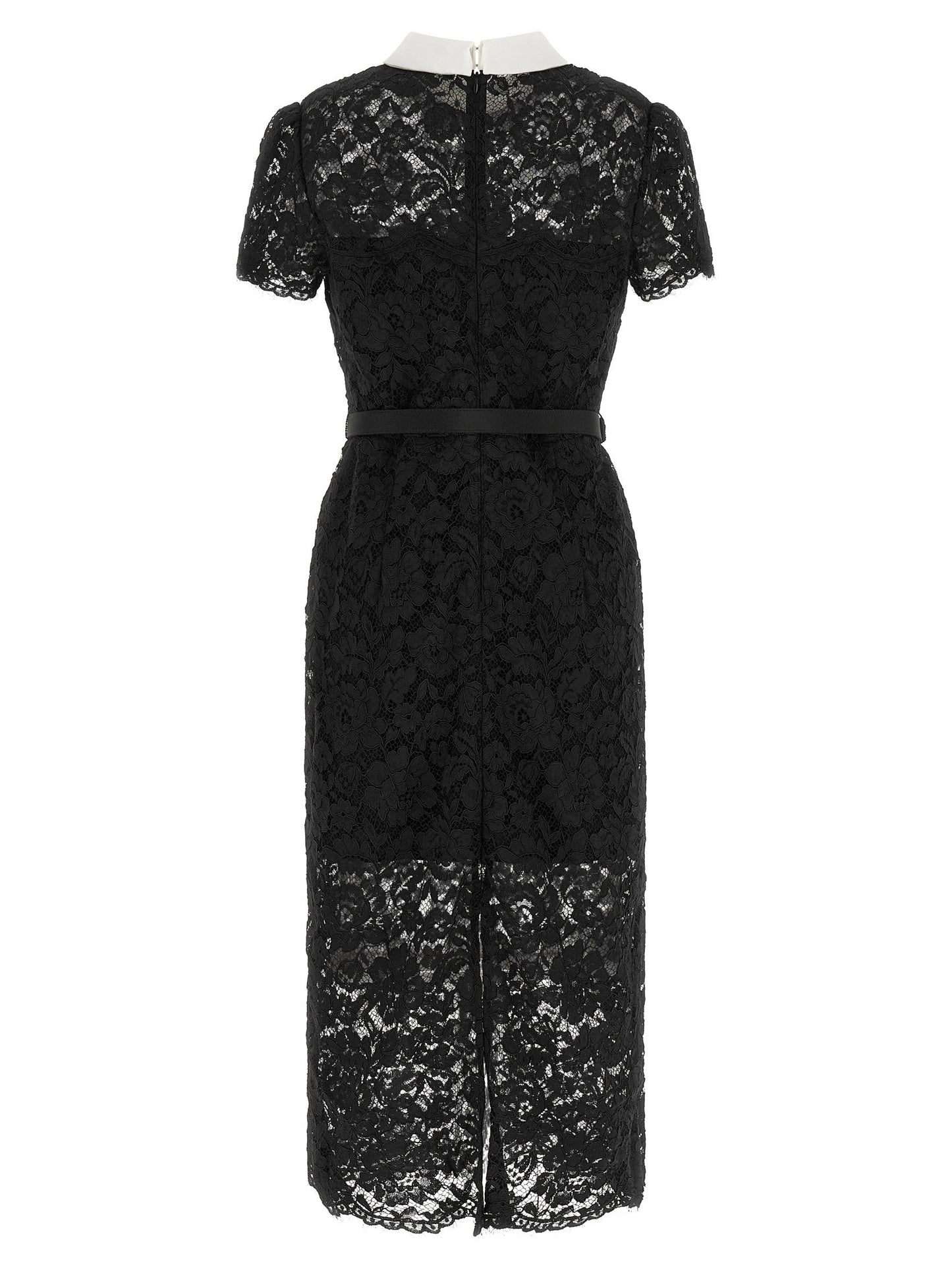 Self-Portrait Lace Dress With Collar