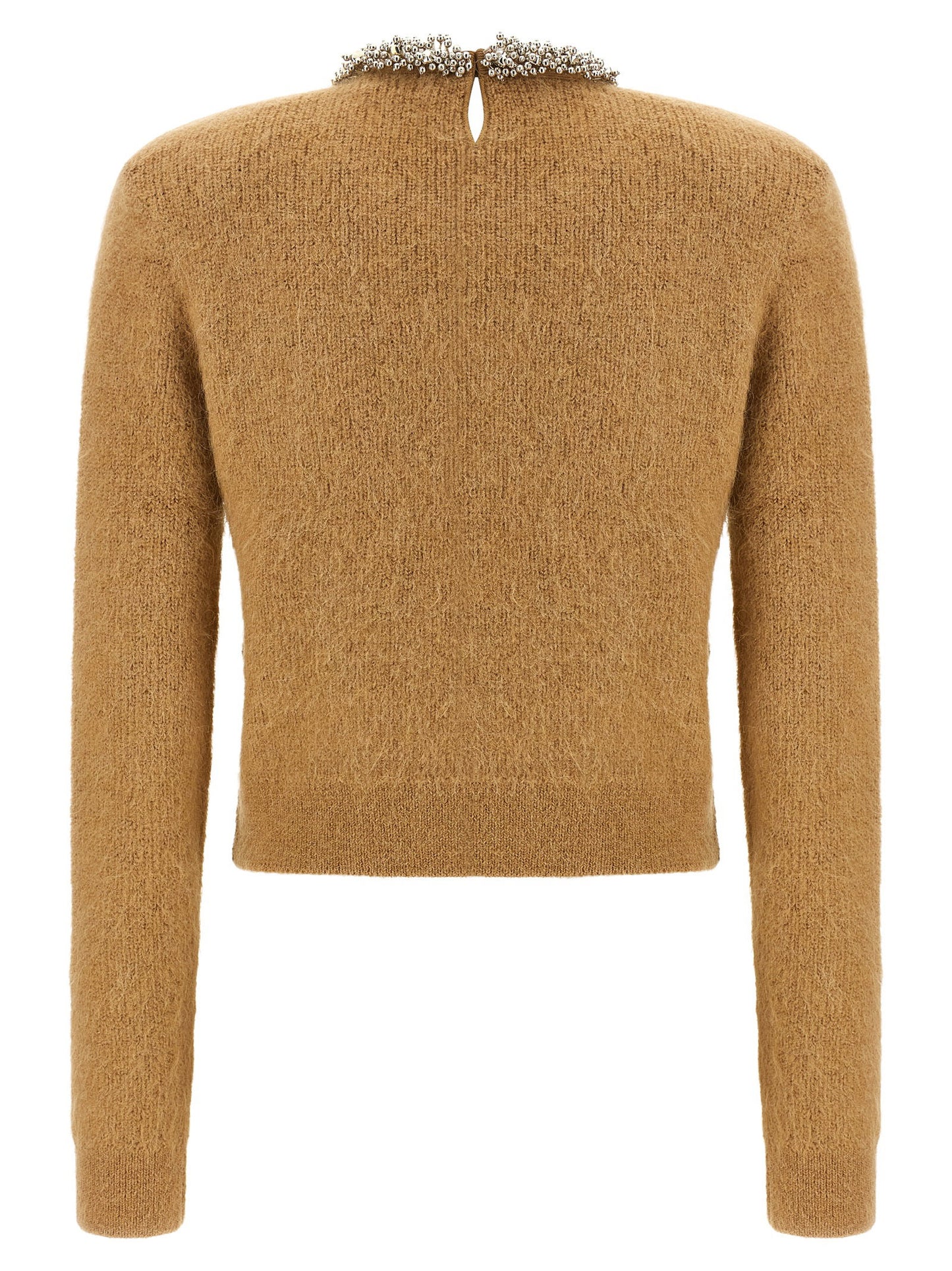 Self-Portrait Sweater With Jewel Embroidery