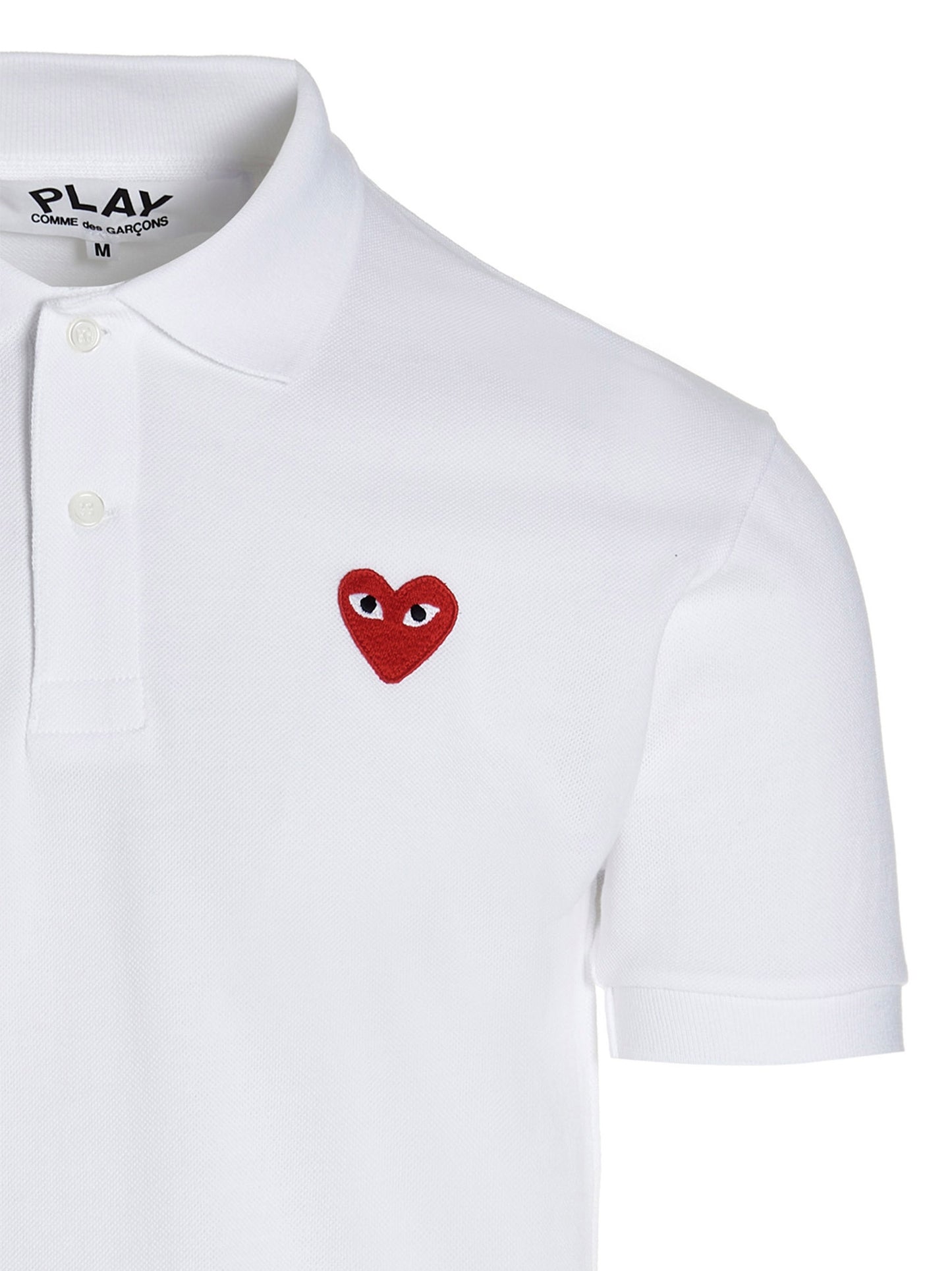 Comme Des Garçons Play Comme Des Garçons Play Logo Patch Polo Shirt