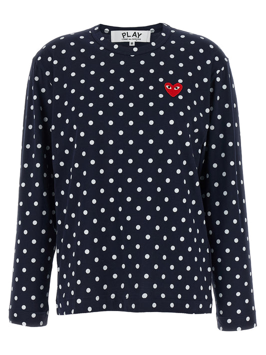 Comme Des Garçons Play Comme Des Garçons Play Red Emblem T-shirt