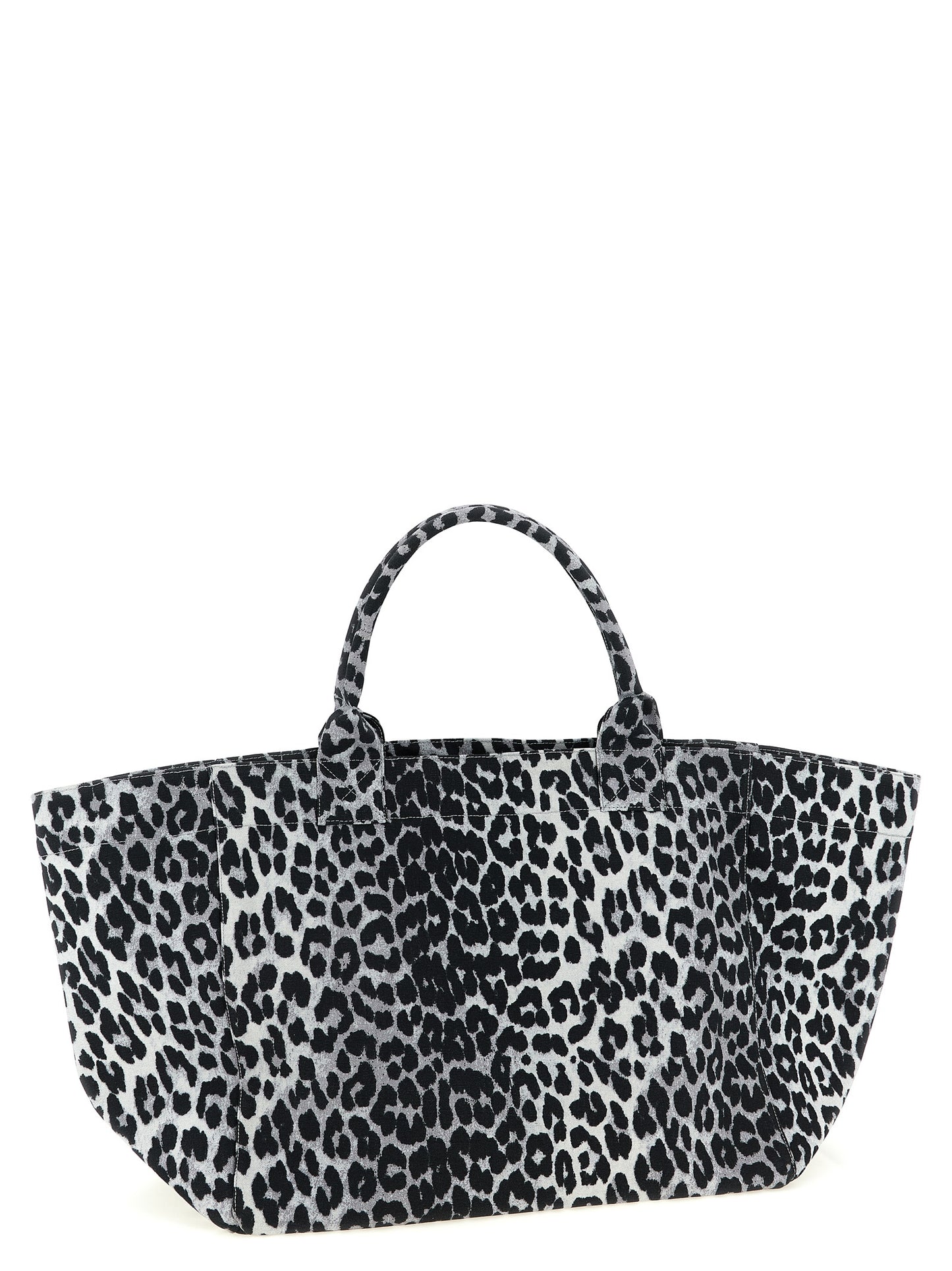 Ganni Ganni Leopard Sequin Xxl Tote Shopping Bag