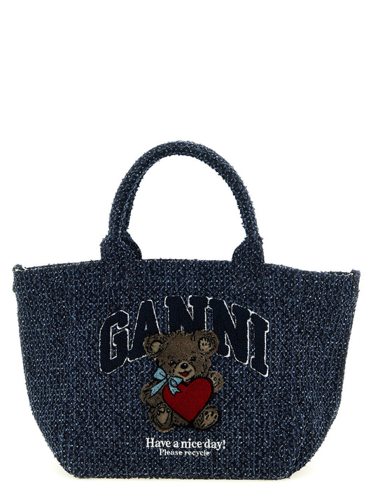 Ganni Ganni Small Bear Shopping Bag
