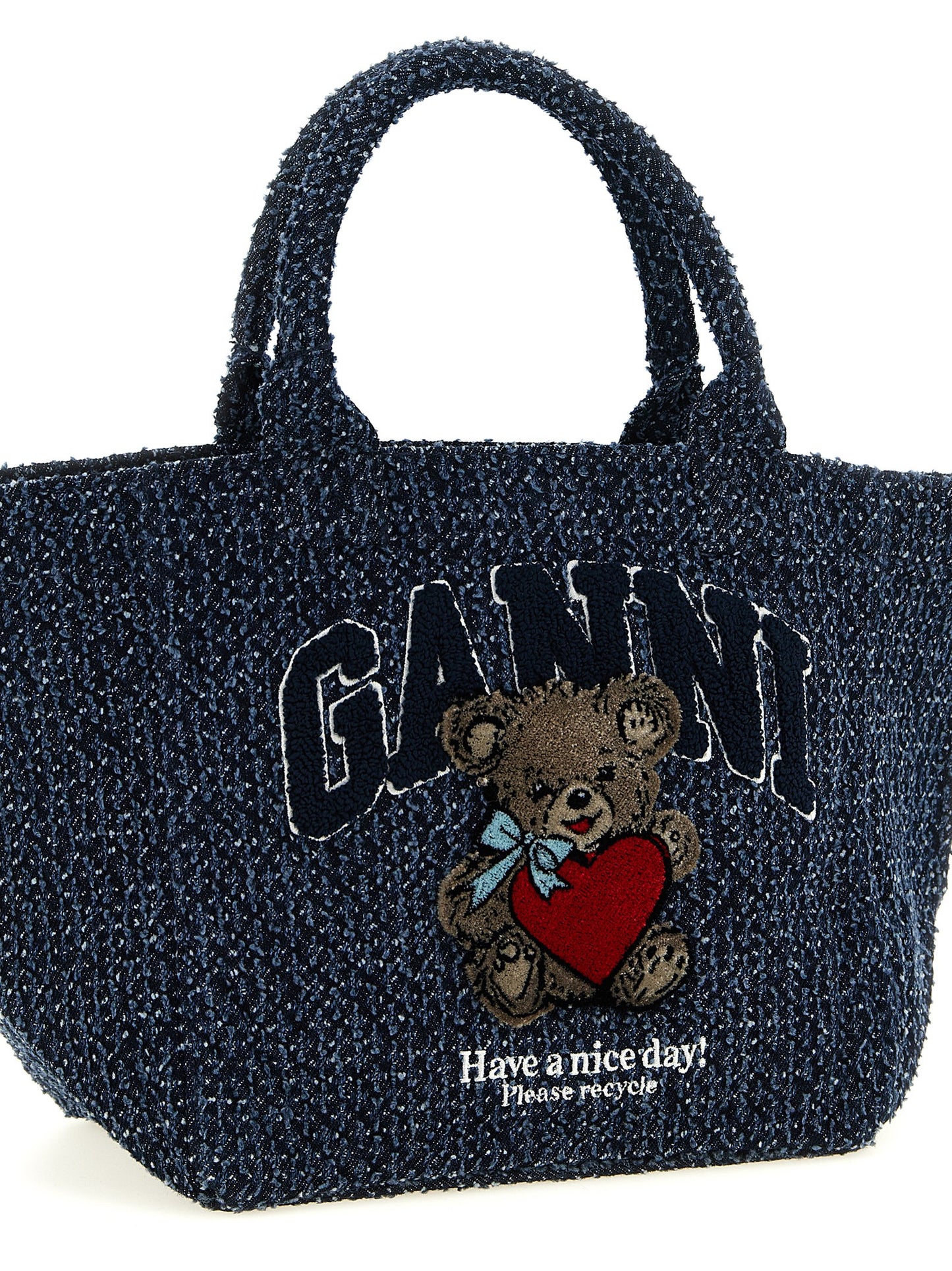 Ganni Ganni Small Bear Shopping Bag