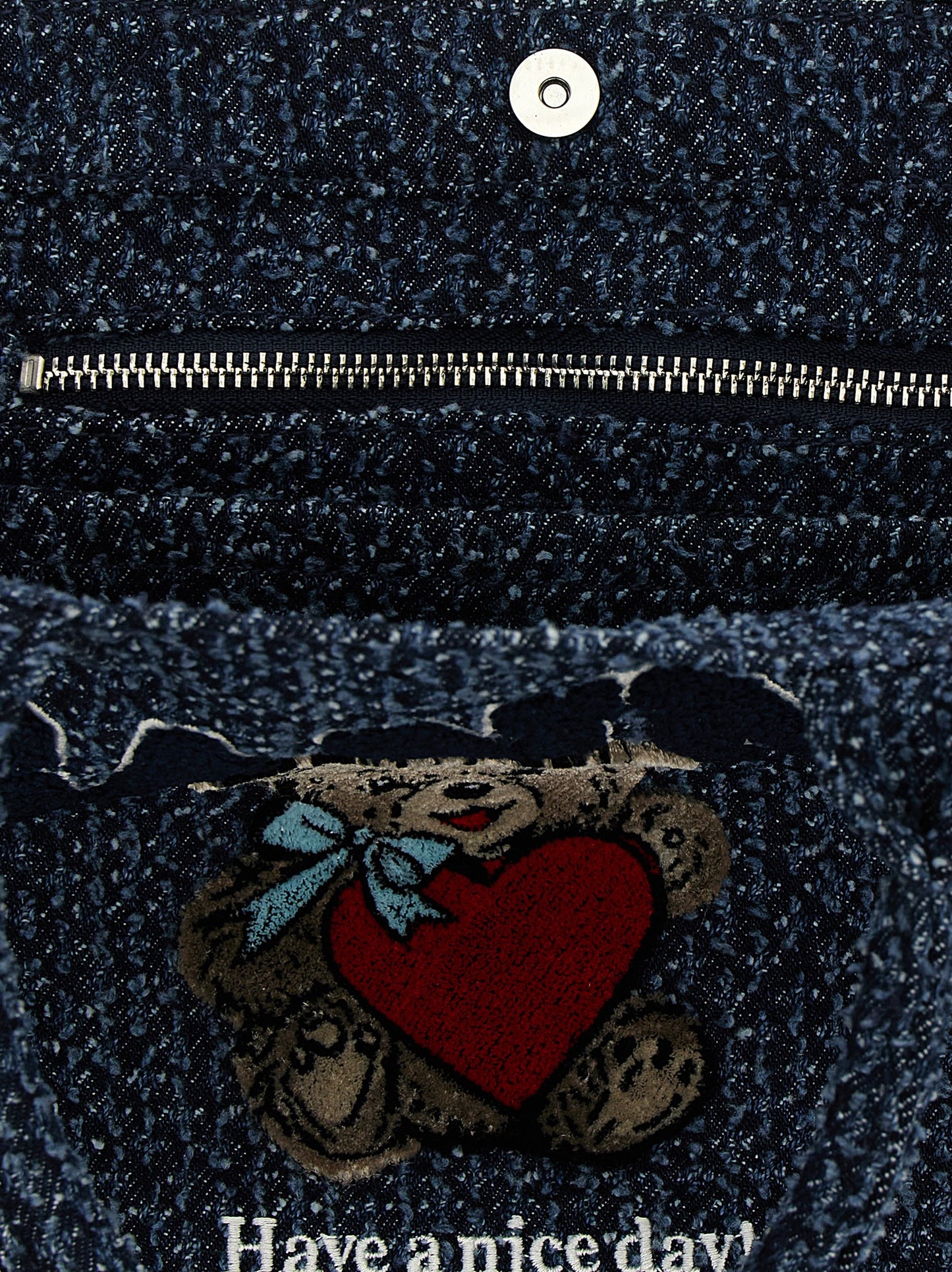 Ganni Ganni Small Bear Shopping Bag