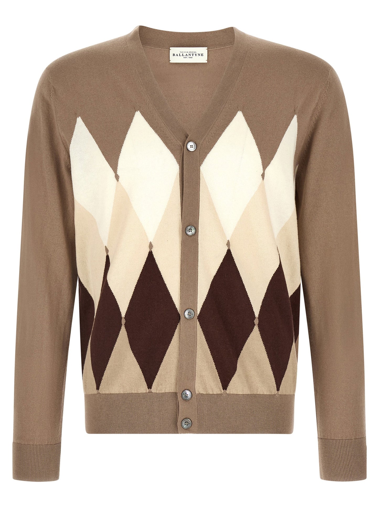 Ballantyne Cardigan Argyle