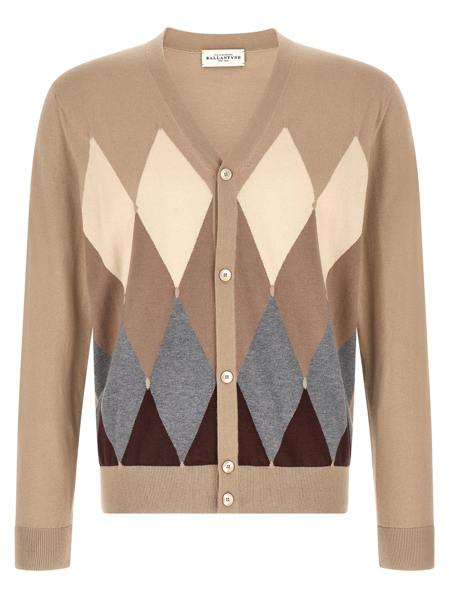 Ballantyne Cardigan Argyle