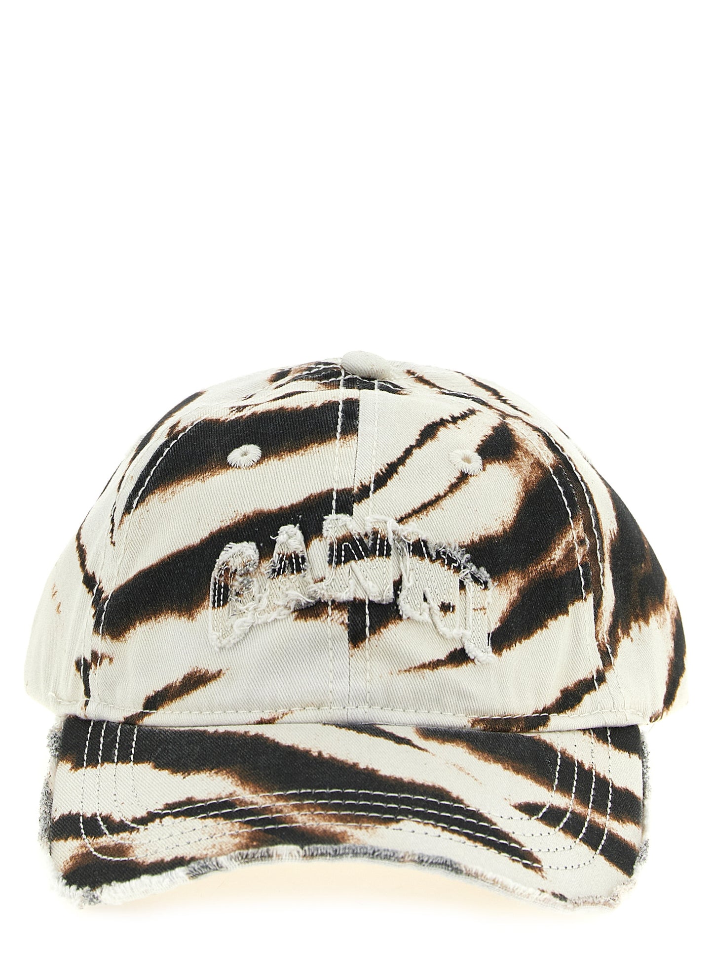 Ganni Ganni Animal Print Cap