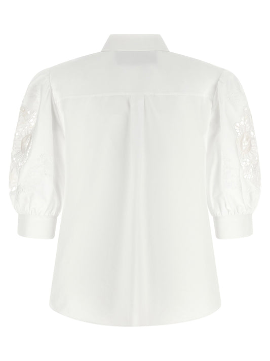 Valentino Garavani Macramé Insert Shirt