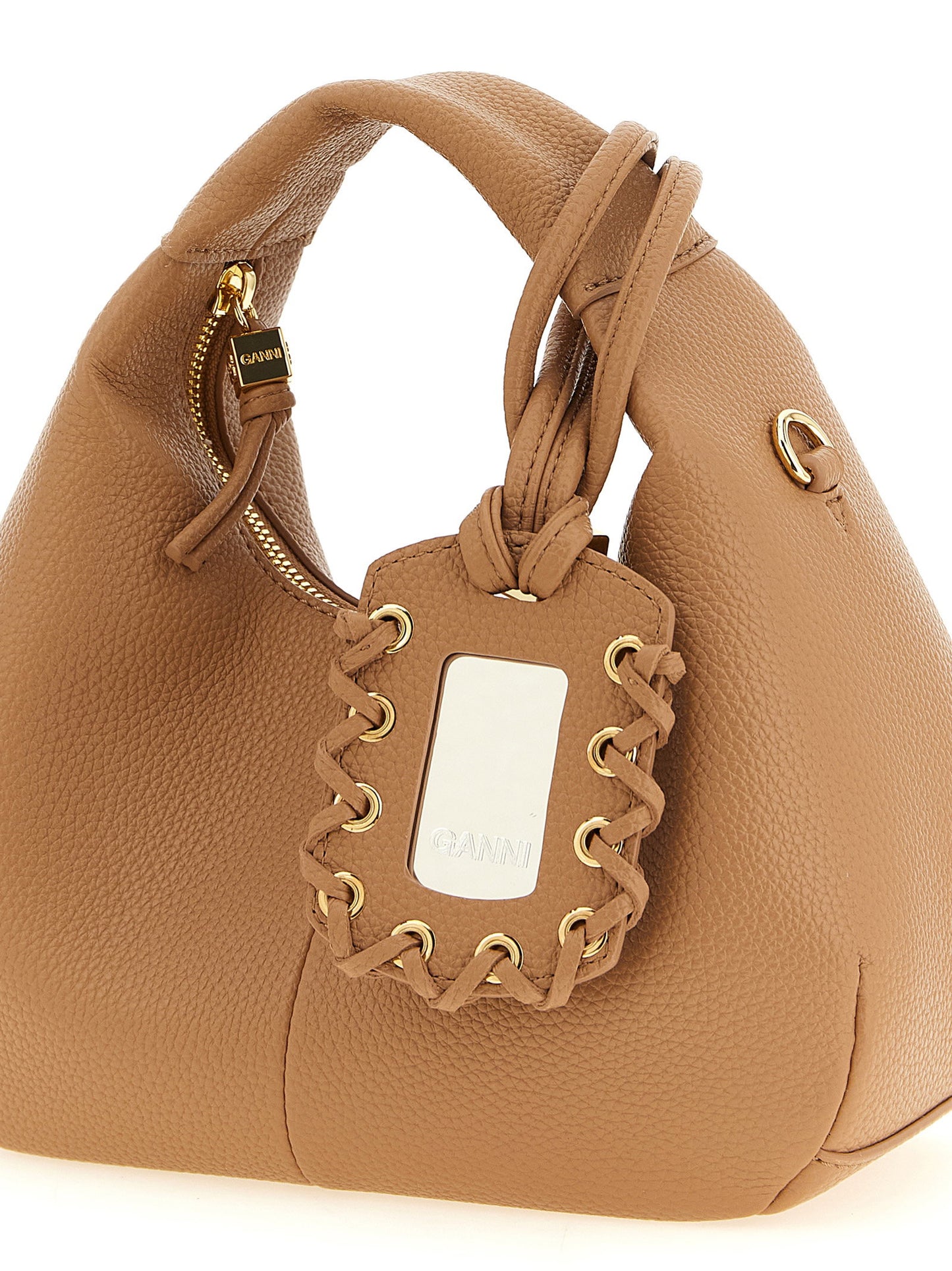 Ganni Ganni Mini Hobo Handbag