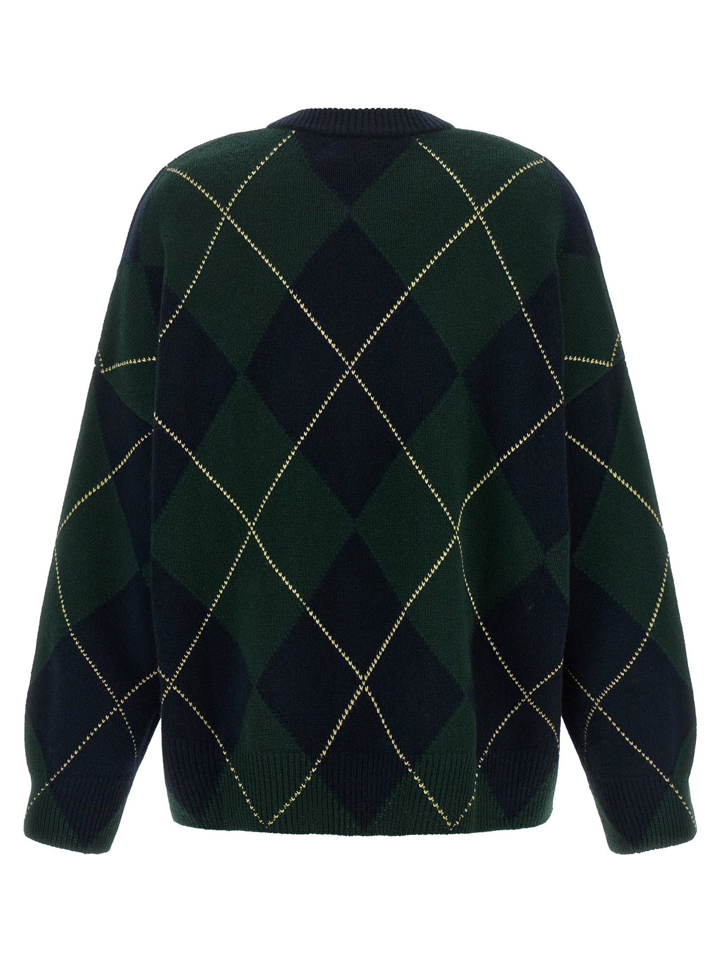 Be You Diamond-shaped Crew Neck Sweater