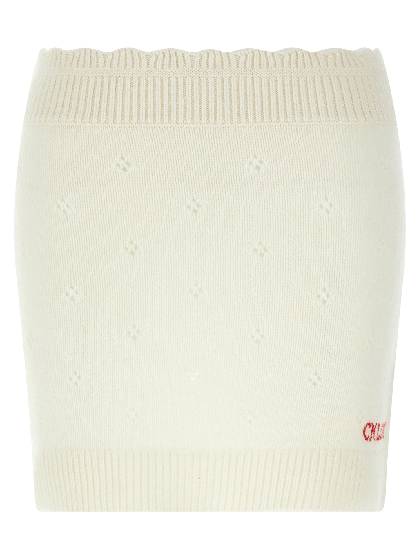 Chloé Jacquard Logo Skirt