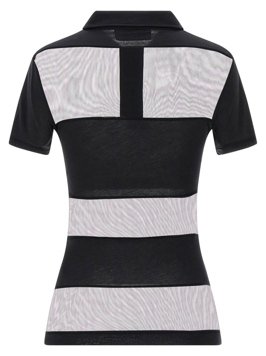 Coperni ‘sheer Striped’ Polo Shirt