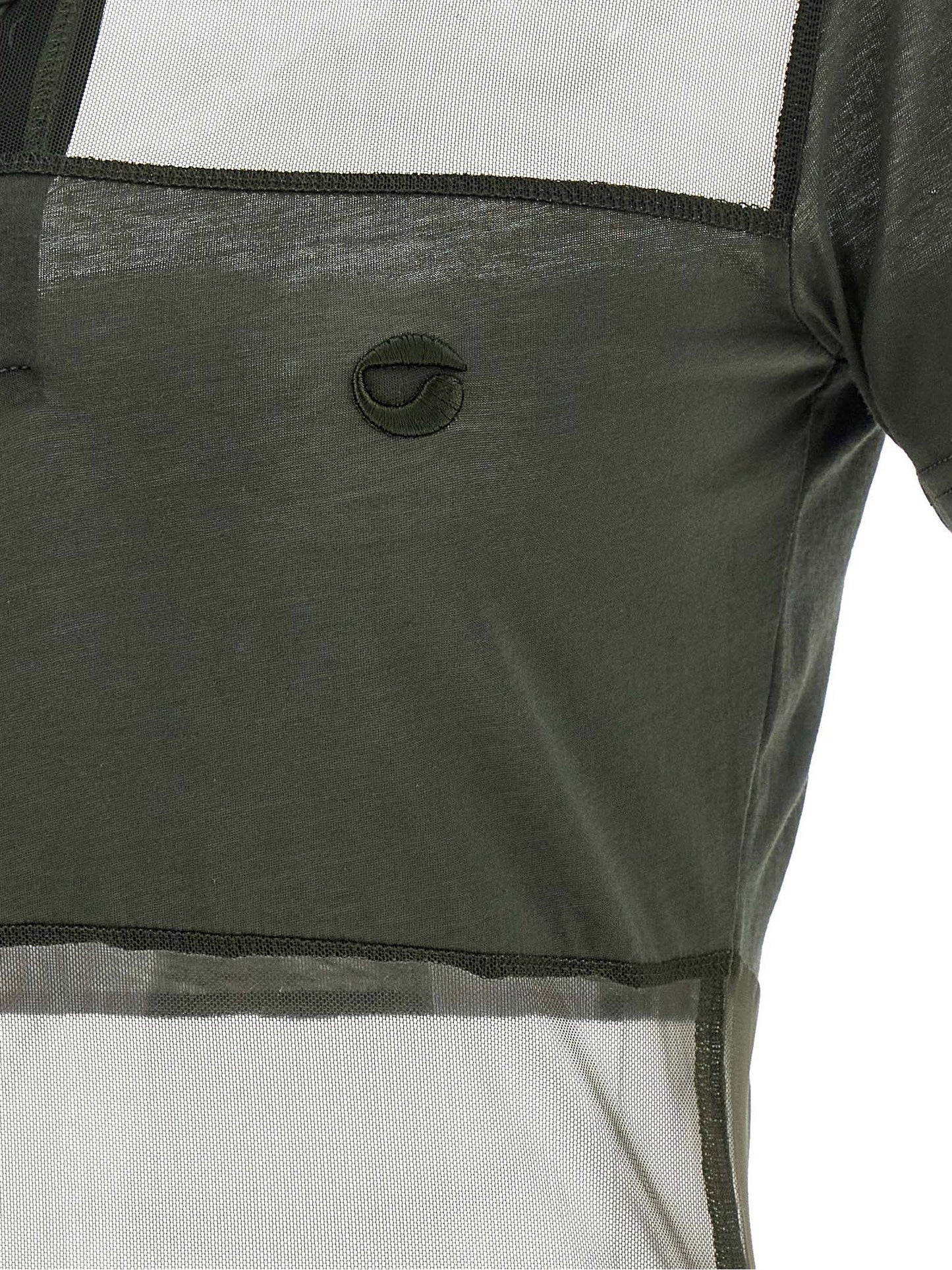 Coperni Sheer Striped Polo Shirt