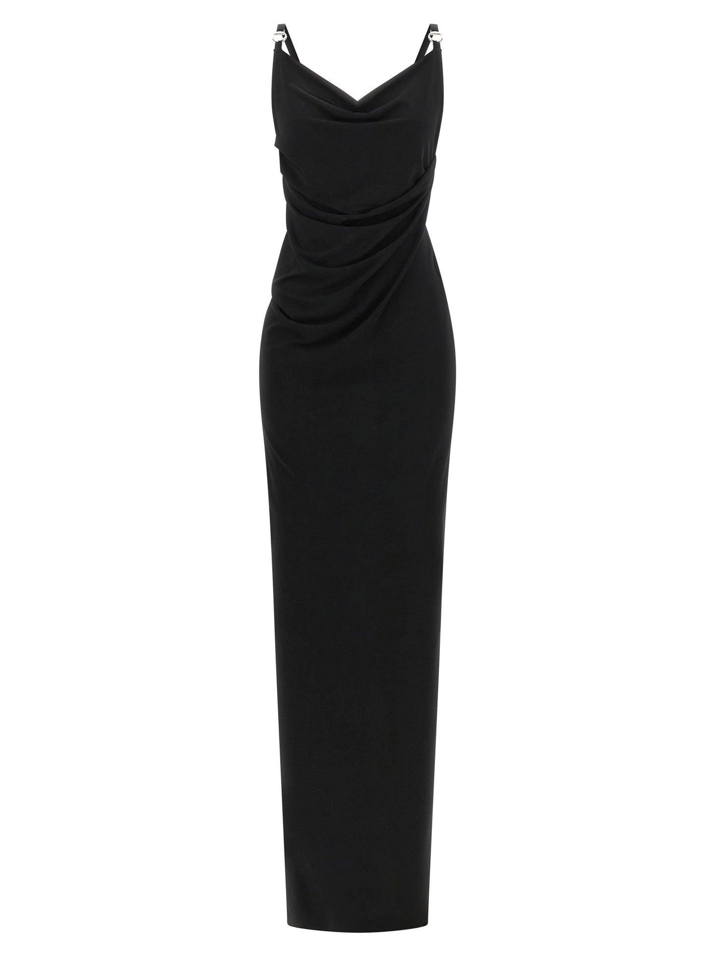 Coperni Metallic Logo Dress