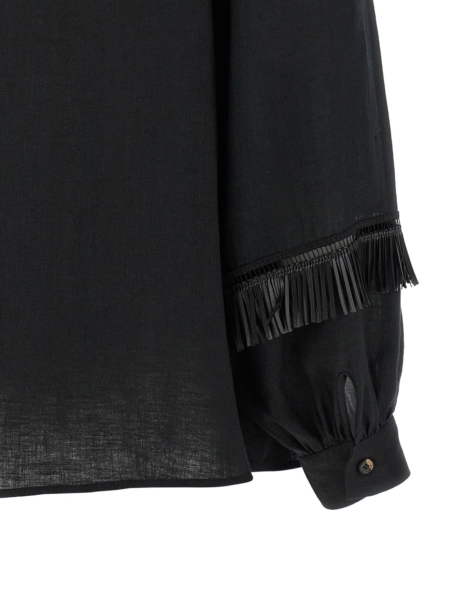 Kiton Fringed Shirt