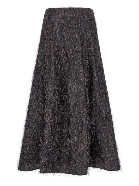Peserico Skirt With Metallic Fringes