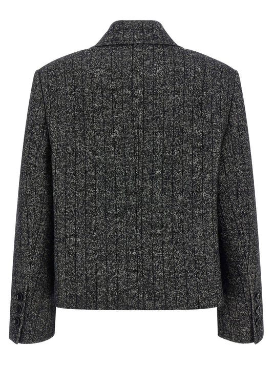 Dolce & Gabbana Striped Wool Blazer