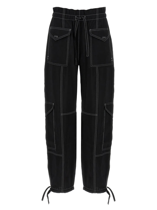 Ganni Ganni Light Slub Pocket Pants