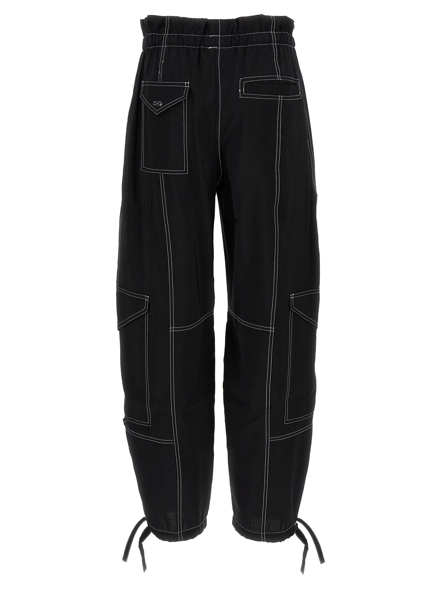 Ganni Ganni Light Slub Pocket Pants