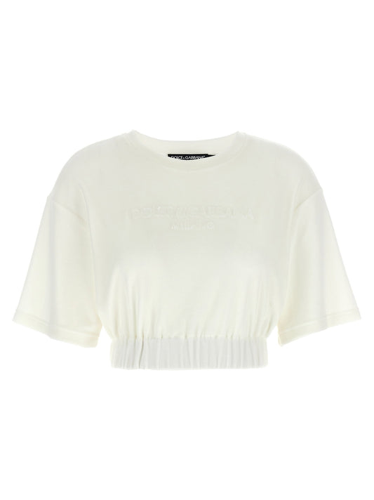 Dolce & Gabbana Logo Chenille Top