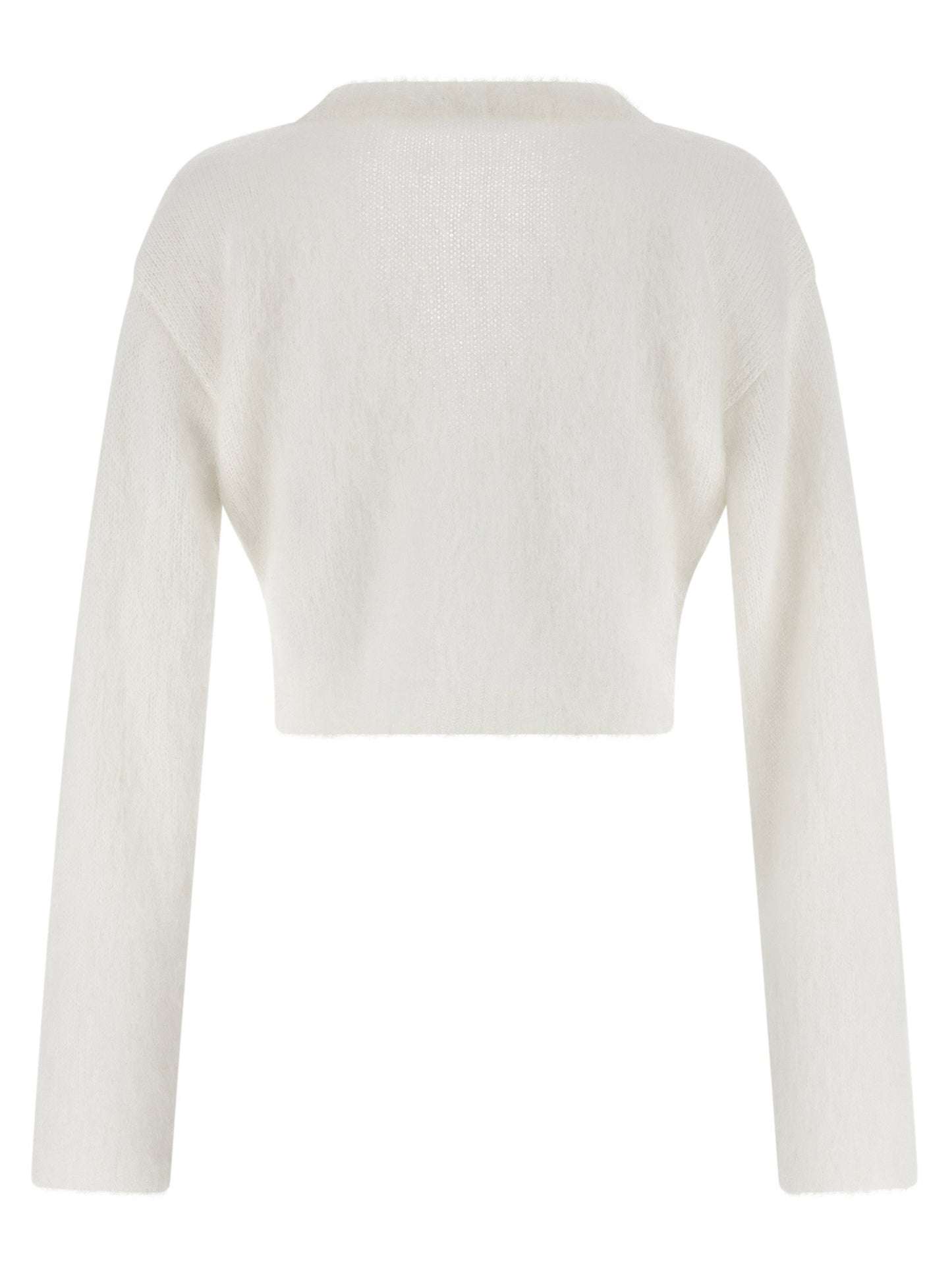 Alessandra Rich Carded Mohair Cardigan