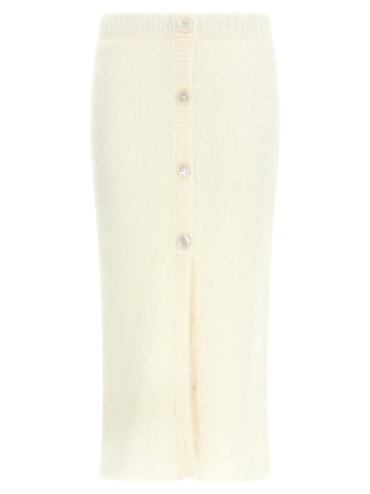 Alessandra Rich Carded Mohair Skirt