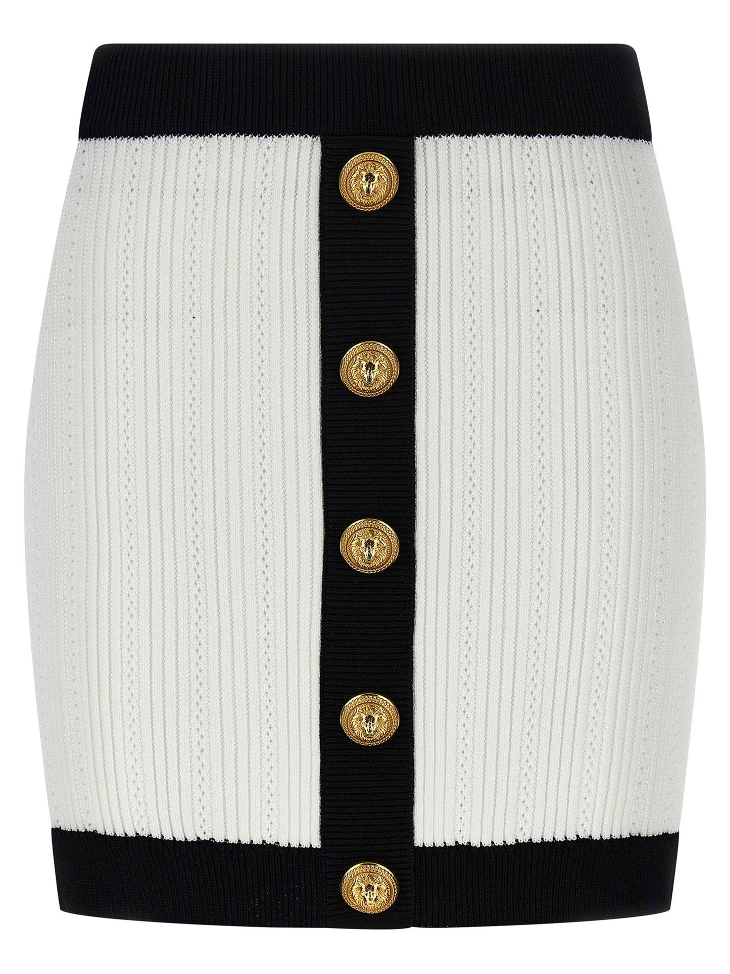 Balmain Two-tone Miniskirt