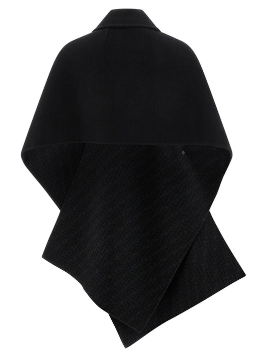 Fendi Double Wool Cape