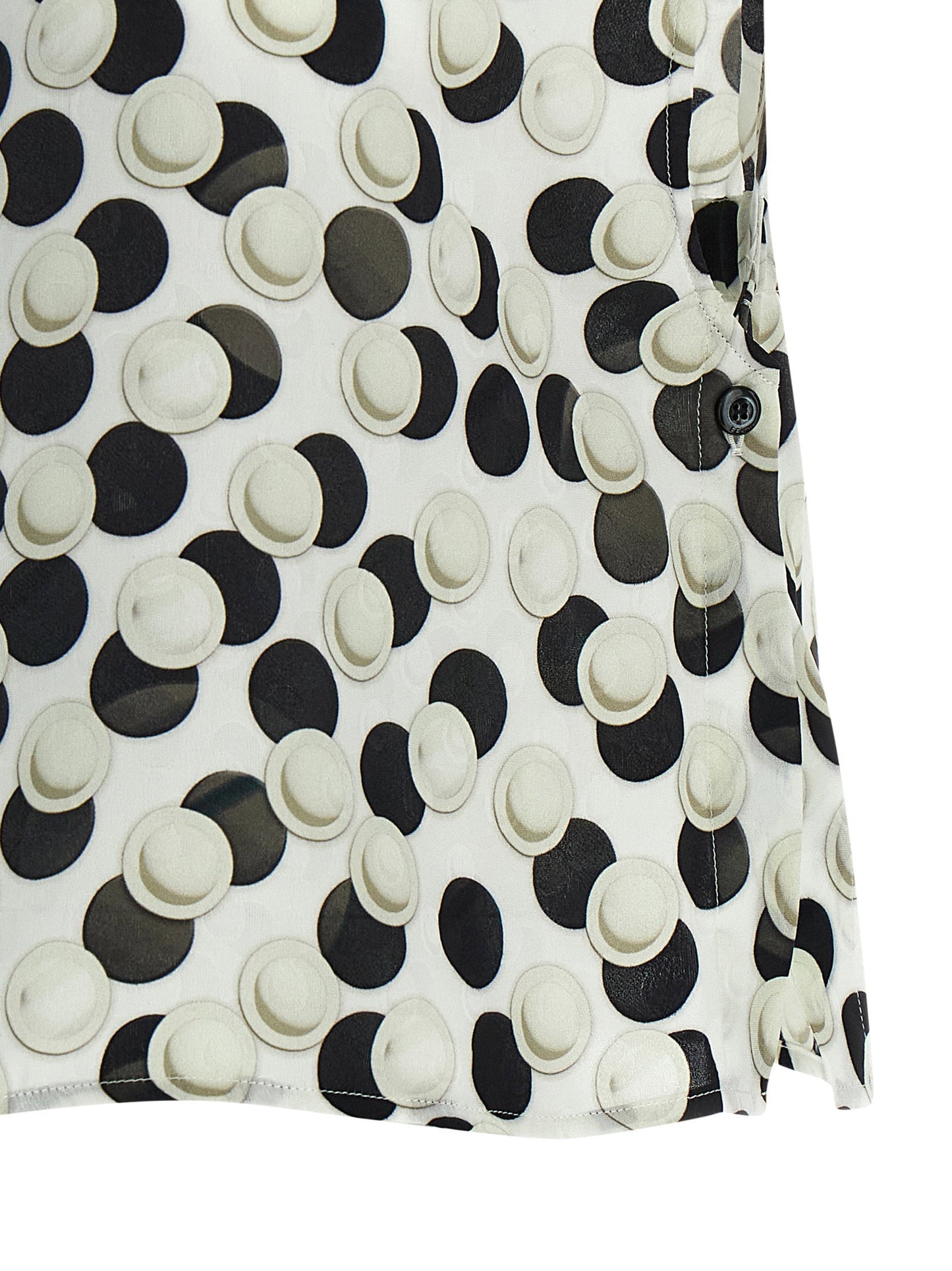 Fendi Polka Dot Crop Top