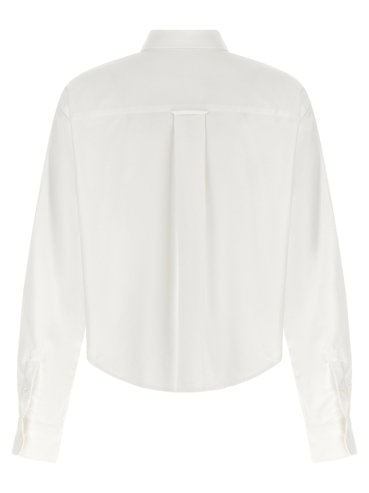 Ami Paris Ami De Coeur Cropped Shirt
