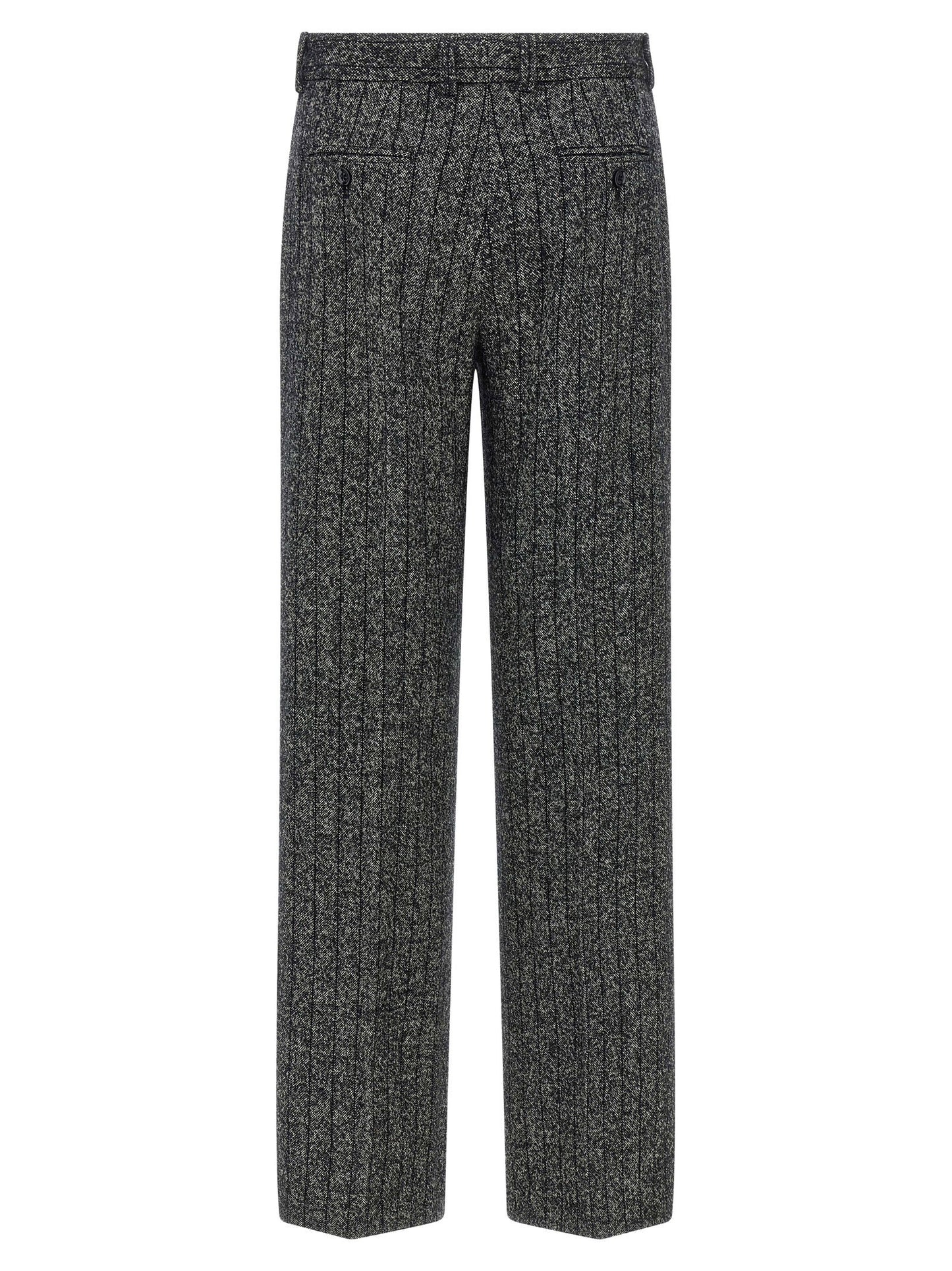 Dolce & Gabbana Striped Wool Pants