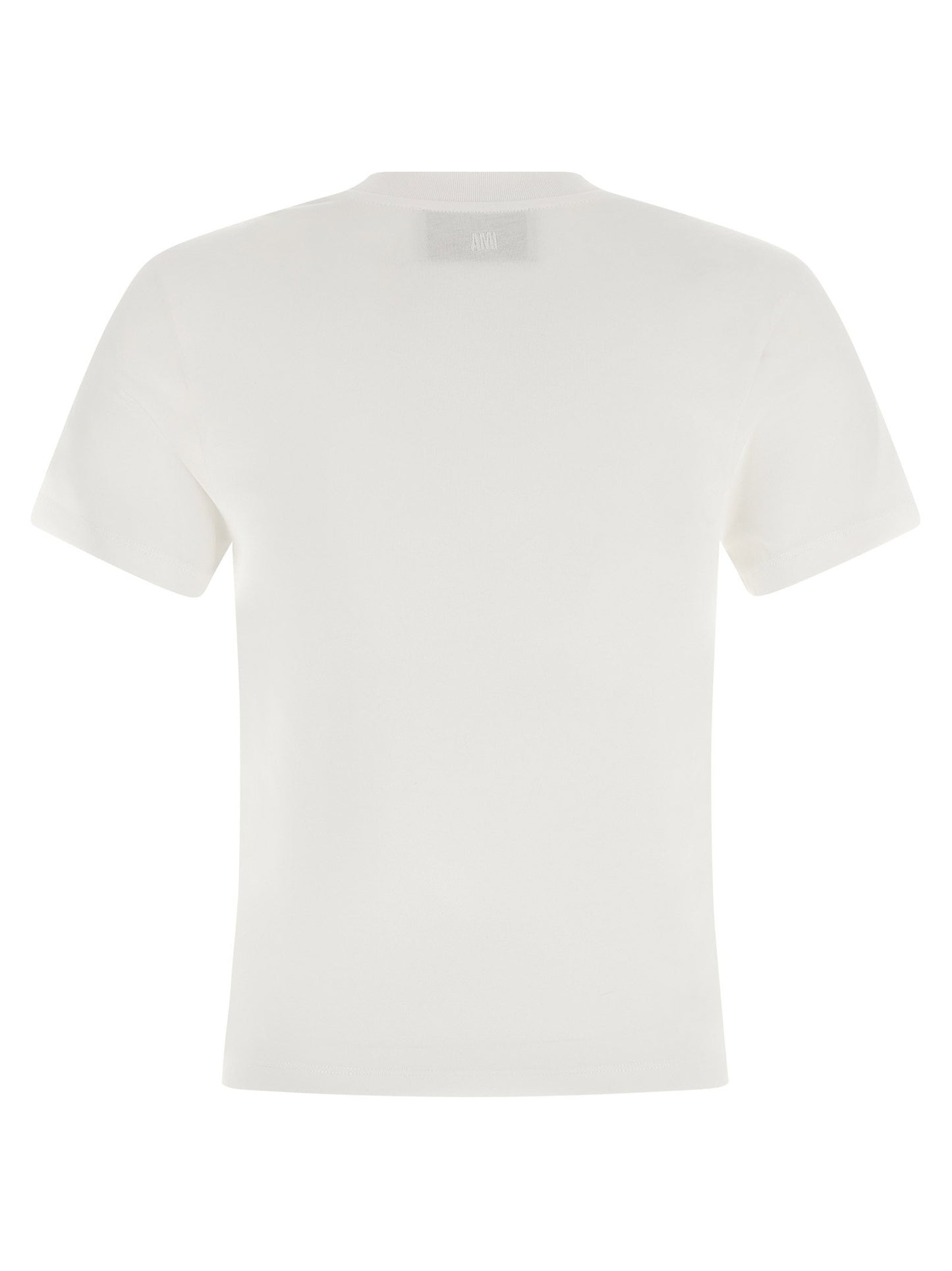 Ami Paris Ami De Coeur Cropped T-shirt