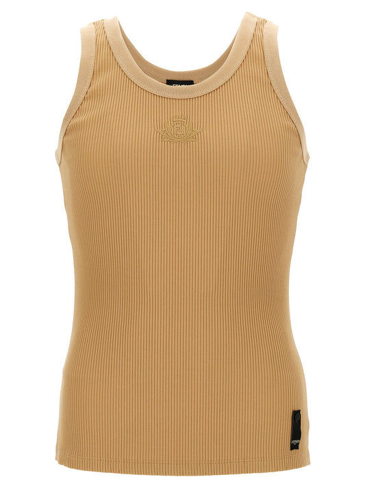 Fendi Crest Tank Top
