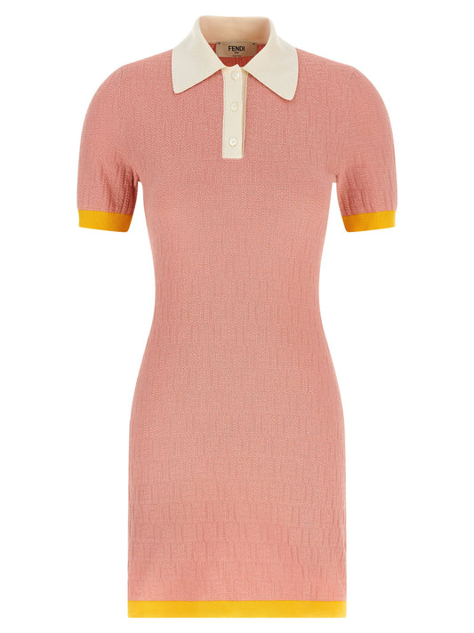 Fendi Color-block Dress