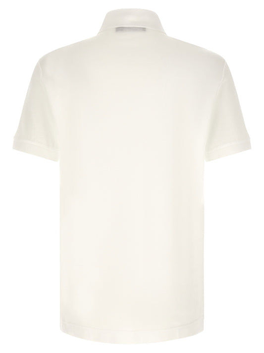 Dolce & Gabbana Logo Plate Polo Shirt