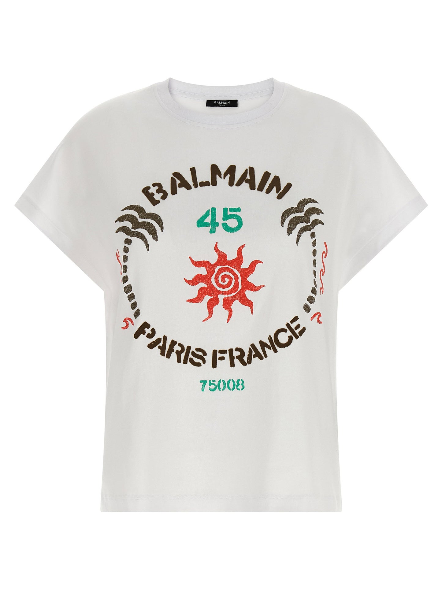 تي شيرت Balmain Club 45 المطبوع
