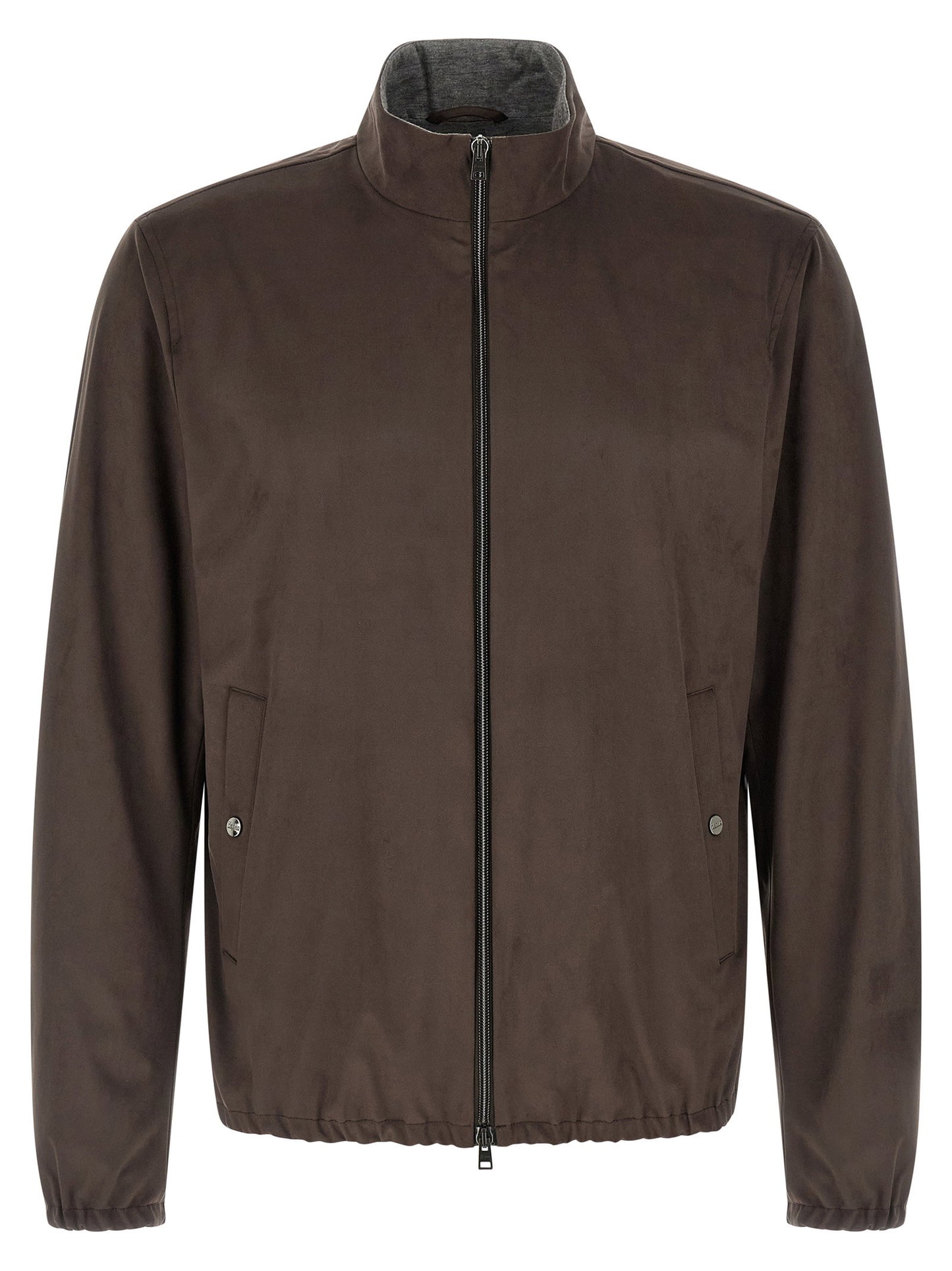 Herno Suede Effect Jacket
