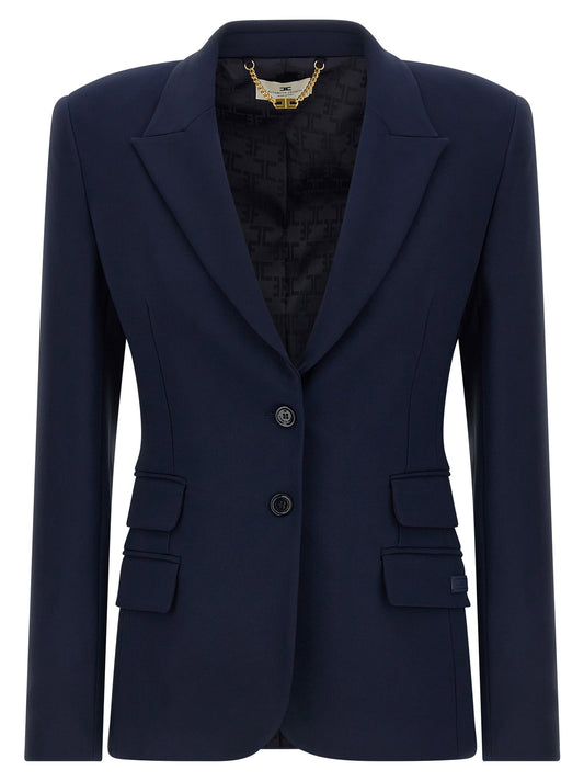 Elisabetta Franchi Light Crêpe Blazer