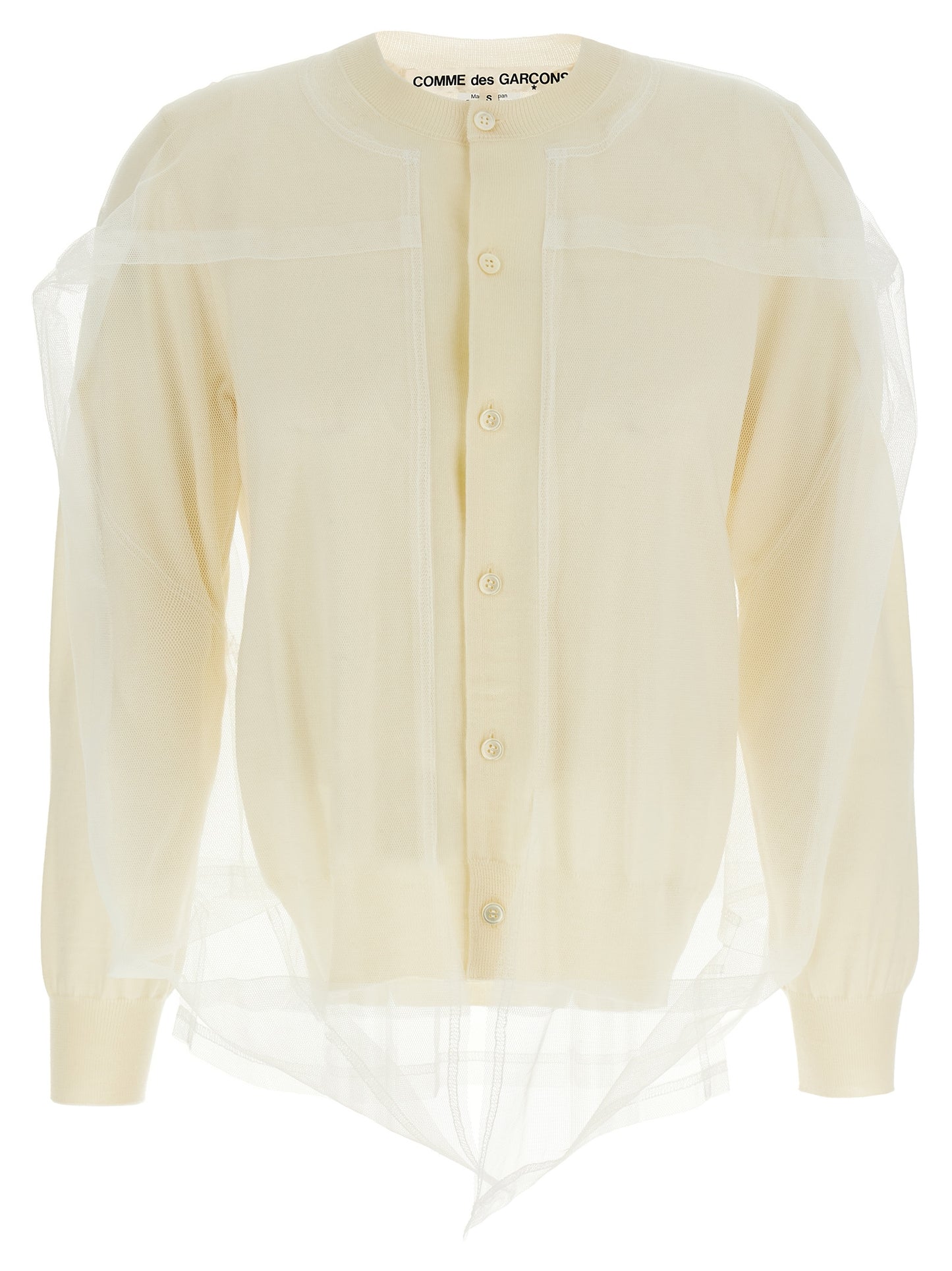 Comme Des Garcons Comme Des Garcons Tulle Cardigan