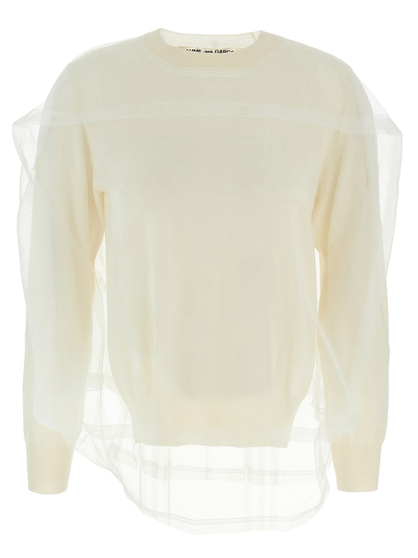 Comme Des Garcons Comme Des Garcons Tulle Sweater
