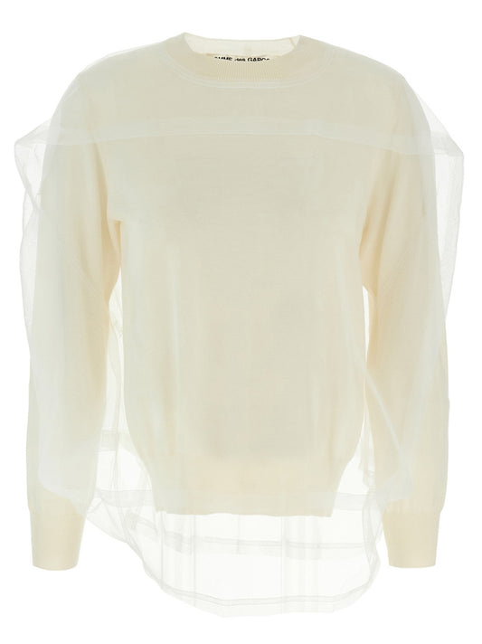 Comme Des Garcons Comme Des Garcons Tulle Sweater