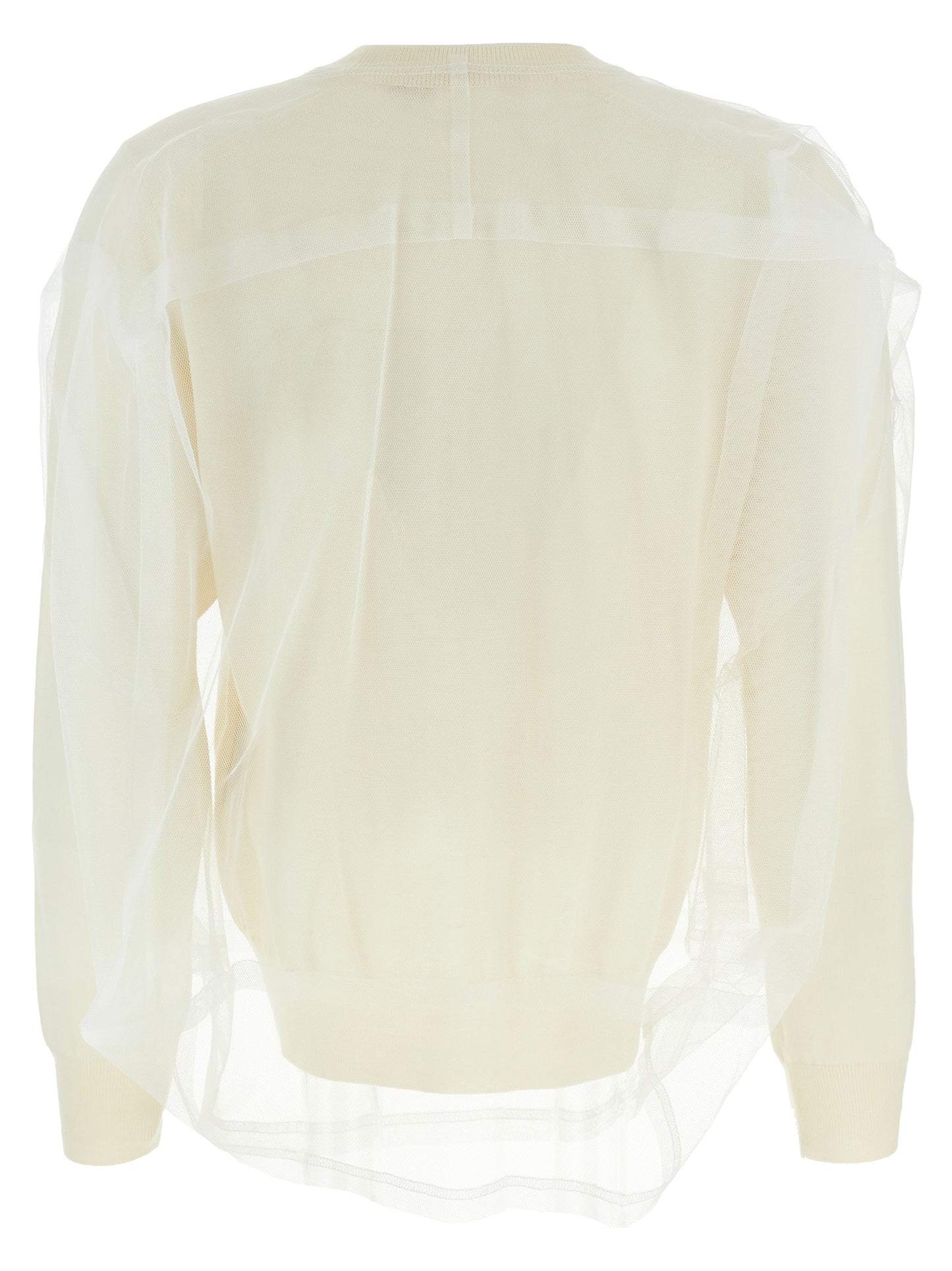 Comme Des Garcons Comme Des Garcons Tulle Sweater